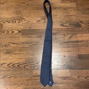 Boss Dark Blue Tie with Light Dots